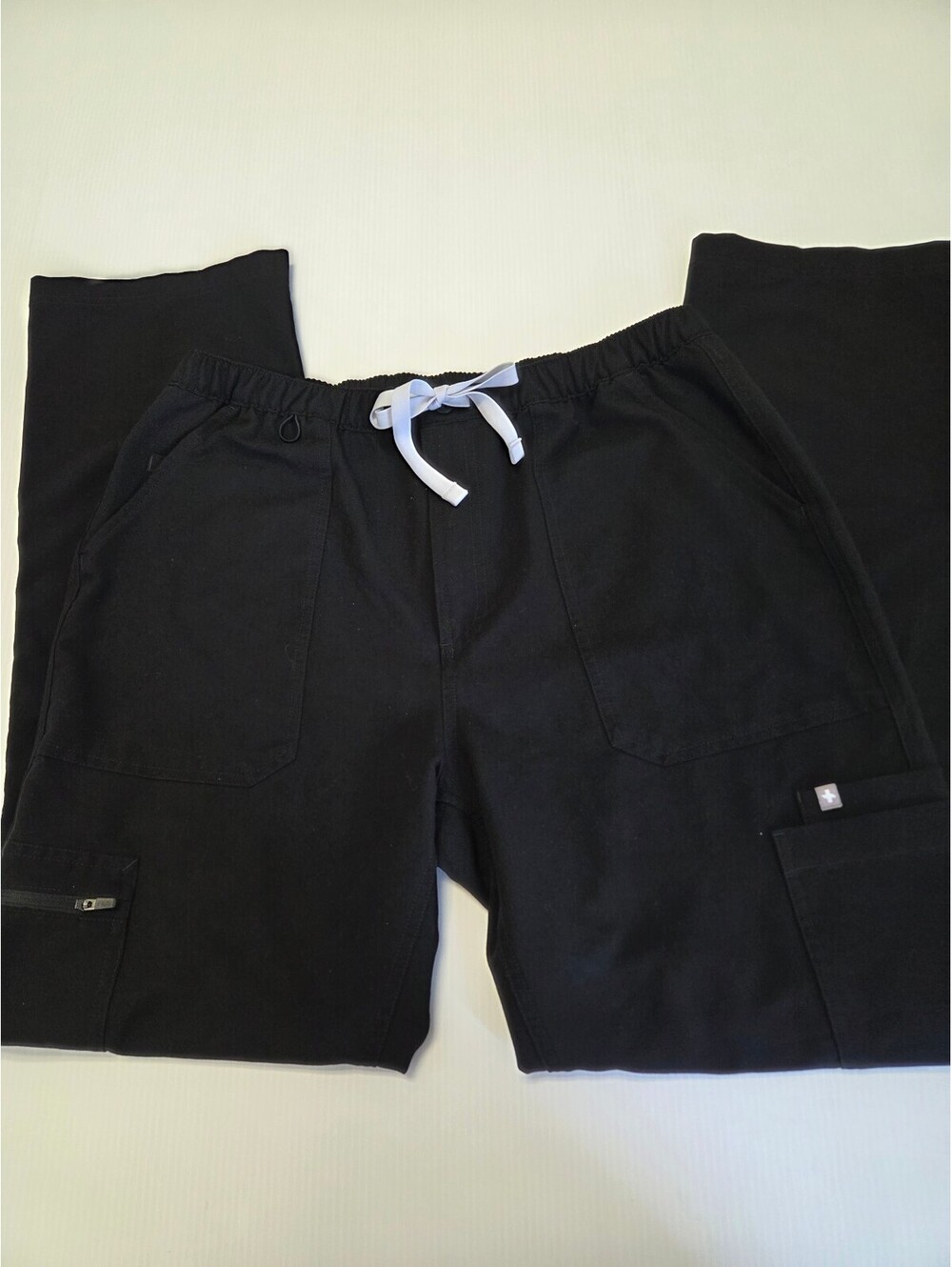 FIGS Technical Collection Black Cargo Cairo Scrub Pants Size Large